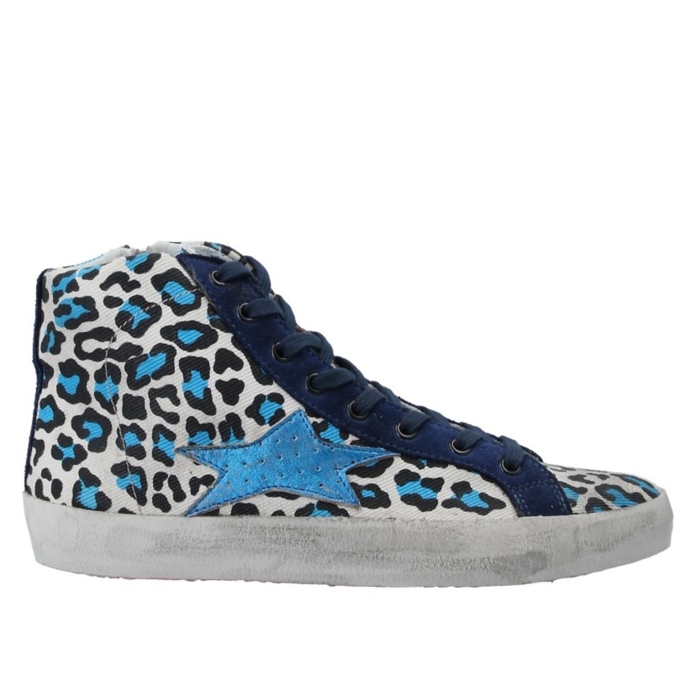 NEW! Ishikawa High-Tops Animal Print Sneakers